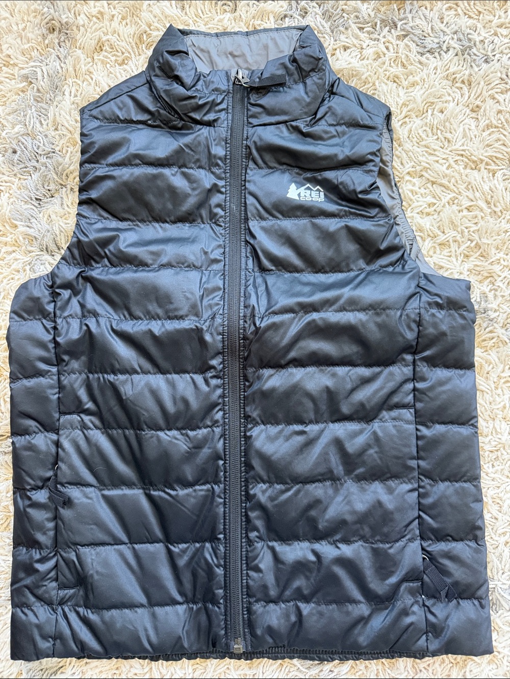 REI Black Quilted Puffer Vest